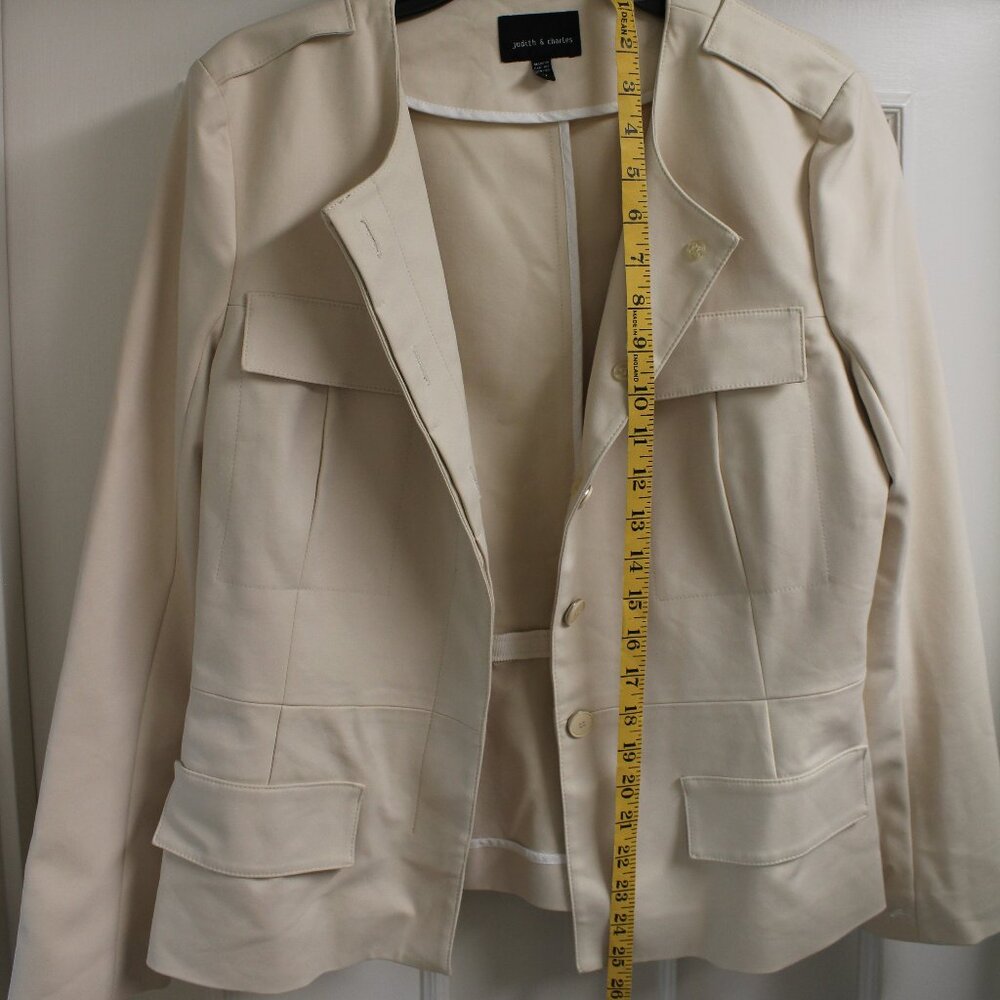 Judith & Charles cotton blend jacket